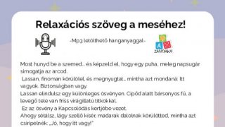 A kapcsolódás kertje - relaxáció